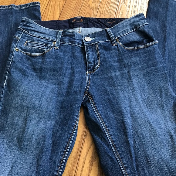 Seven Jeans with Gold stitching and stones - Picture 2 of 4